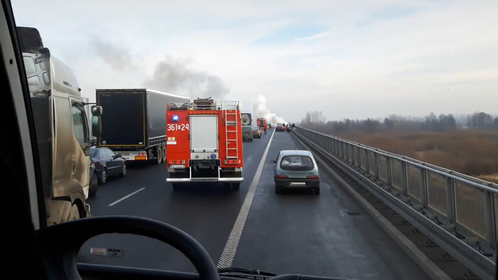 Materiał do pytania: Czy wszyscy kierujący w sposób właściwy zapewniają swobodny przejazd pojazdu uprzywilejowanego ?