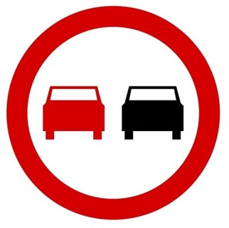 Materiał do pytania: Czy kierując samochodem osobowym wolno Ci za tym znakiem wyprzedzić autobus?